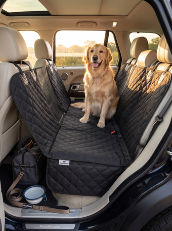 RoadHound Hard-Bottom Dog Car Seat Protector