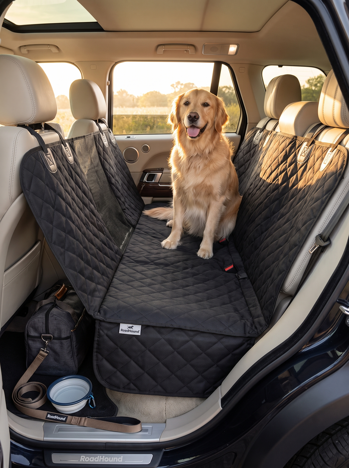 RoadHound Hard-Bottom Dog Car Seat Protector
